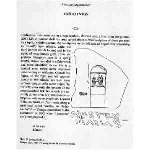 Click para ampliar. Pulsa en el nombre para ver la ficha. Piedra Escrita 02 - comentario y dibujo de Knapp